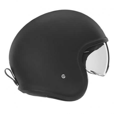 NOX PREMIUM KASK OTWARTY JET NEXT SOLID KOLOR CZARNY MAT ROZMIAR XL (CIEMNA BLENDA)