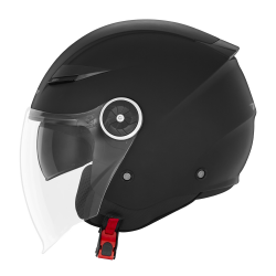 NOX KASK OTWARTY JET Z BLENDĄ N131 SOLID KOLOR CZARNY MAT ROZMIAR S