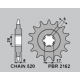 PBR ZĘBATKA PRZEDNIA 2162 9 SHERCO 125 ST '16-'17, X-RIDE '14-'16, 250/300 ST '16-'17 (ŁAŃC. 520)