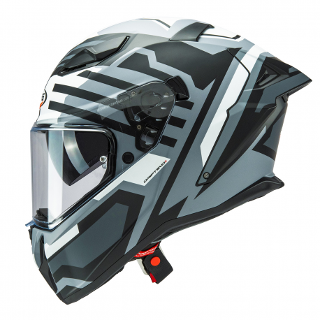 CABERG KASK INTEGRALNY Z BLENDĄ MODEL DRIFT EVO II HORIZON KOLOR SZARY/CZARNY/BIAŁY MAT ROZMIAR XL