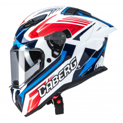 CABERG KASK INTEGRALNY Z BLENDĄ MODEL DRIFT EVO II JARAMA BIAŁY/CZERWONY/NIEBIESKI ROZMIAR XL