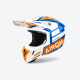 AIROH NOWOŚĆ KASK CROSS / ENDURO / ATV / QUAD AVIATOR ACE 2 SAKE ORANGE GLOSS KOLOR POMARAŃCZOWY/BIAŁY/NIEBIESKI ROZMIAR M