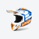 AIROH NOWOŚĆ KASK CROSS / ENDURO / ATV / QUAD AVIATOR ACE 2 SAKE ORANGE GLOSS KOLOR POMARAŃCZOWY/BIAŁY/NIEBIESKI ROZMIAR L