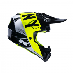 KENNY RACING KASK CROSS/ENDURO MODEL PERFORMANCE MIPS BLACK/NEON YELLOW/SILVER KOLOR CZARNY/ŻÓŁTY/SREBRNY ROZMIAR S ( 55 - 56 CM