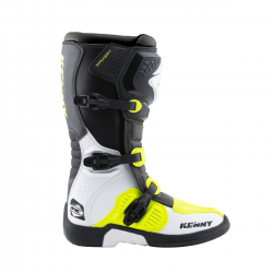 KENNY RACING BUTY CROSS/ENDURO MODEL TRACK WHITE/NEON YELLOW KOLOR BIAŁY/CZARNY/ŻÓŁTY FLUO ROZMIAR 45