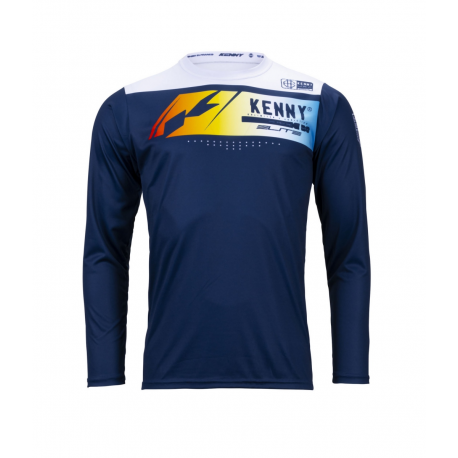 KENNY RACING KOSZULKA ROWEROWA MODEL ELITE NAVY KOLOR NIEBIESKI/BIAŁY/CZERWONY ROZMIAR S