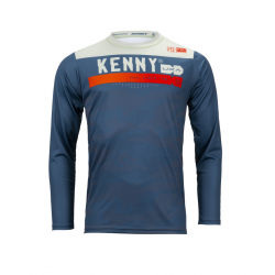 KENNY RACING KOSZULKA ROWEROWA MODEL ELITE CAMO BLUE KOLOR NIEBIESKI/BIAŁY ROZMIAR S