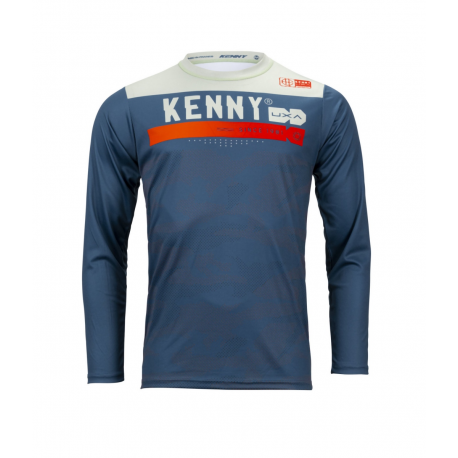 KENNY RACING KOSZULKA ROWEROWA MODEL ELITE CAMO BLUE KOLOR NIEBIESKI/BIAŁY ROZMIAR S