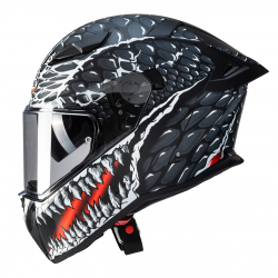 CABERG KASK INTEGRALNY Z BLENDĄ MODEL DRIFT EVO II CROK KOLOR CZARNY/BIAŁY/CZERWONY MAT ROZMIAR XXL