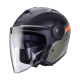 CABERG KASK OTWARTY JET Z BLENDĄ MODEL SOHO ZEPHYR KOLOR CZARNY/ZIELONY/POMARAŃCZOWY MAT ROZMIAR M