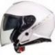 MT KASK (2021) OTWARTY JET Z BLENDĄ THUNDER 3 SV JET SOLID PEARL WHITE KOLOR BIAŁY POŁYSK ROZMIAR S