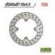 NG TARCZA HAMULCOWA TYŁ KAWASAKI KX 125/250 (03-08), KXF 250 (04-19), 450 (05-19), SUZUKI RMZ 250 (04-06) (240X116X4) 4 OTWORY O