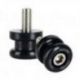 OXFORD ROLKI (SLIDERY) WKRĘCANE DO WAHACZA M12X1,25 (BOBBINS 1.25) KOLOR CZARNY (STARY KOD: OF824)