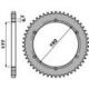 PBR ZĘBATKA TYLNA 223 50 C45 HUSQVARNA WR 120/250/350 79-88 (ŁAŃC. 520)