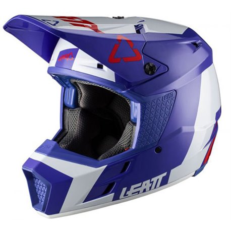 Leatt, přilba MX, model GPX 3.5 v20.2, Royal, granátová/bílá, velikost L