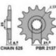 PBR ZĘBATKA PRZEDNIA 2137 17 KAWASAKI ZX10R '04-'18 (JTF1537.17) (ŁAŃC. 525) (153717JT)