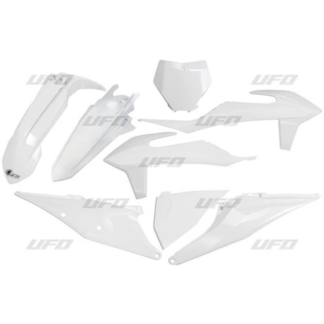 UFO, sada plastů, KTM SX/SXF '19-'20, bílá barva