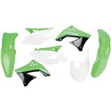 UFO, sada plastů, Kawasaki KXF 450 '09 barva OEM (zelená/bílá/černá)