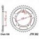 JT ZĘBATKA TYLNA 408 43 HONDA CBR 600F '91-'96, CBF 1000 '06-'10 (SC58) (JTR302.43ZBK) (ŁAŃC. 530) KOLOR CZARNY