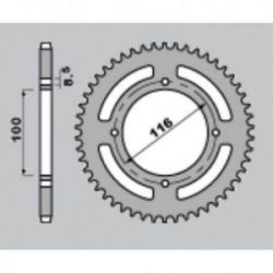 JR ZĘBATKA TYLNA 467 54 KAWASAKI KX 80/85 '86-'18 (JTR461.54) (ŁAŃC. 420)