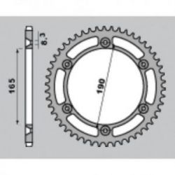 JR ZĘBATKA TYLNA 896 52 (89652JT) KTM '81-'89 (JTR896.52)