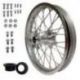 REX WHEELS (EXCEL) PROMOCJA KOMPLETNE KOŁO TYLNE 18 CALI 18-2,15 YAMAHA YZF 250/450 ' 09-, SREBRNA OBRĘCZ / SREBRNA PIASTA / SRE