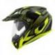 KAPPA 2022/01 KASK KV30 EVO GRAYER DUAL OFF ROAD Z SZYBĄ I BLENDĄ KOLOR ZIELONY (KHAKI) MAT/CZARNY/ZÓŁTY ROZM. XS/54