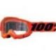 100 PROCENT (2022) FA20 ACCURI 2 GOGGLE ORANGE - CLEAR LENS GOGLE ACCURI 2 KOLOR POMARAŃCZOWY SZYBKA PRZEŹROCZYSTA STARY KOD: 50