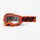 100 PROCENT (2022) ACCURI 2 ENDURO MOTO GOGGLE ORANGE - CLEAR DUAL LENS - GOGLE ACCURI 2 ENDURO KOLOR POMARAŃCZOWY/CZARNY SZYBKA