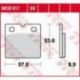 TRW LUCAS ZF KLOCKI HAMULCOWE KH171 ORGANIC BMW R65 '89-'93, K75 S/RT '89-'96, R80 /RT '89-'95, K100 /RT/RS/LT '88-'96 PRZÓD