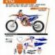 UFO 2022/06 KOMPLET NAKLEJEK (OKLEIN) KTM SX 125 '19-'22 PATRIOT KOLOR OEM (BIAŁY/NIEBIESKI)