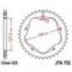 JT ZĘBATKA TYLNA 4320 42 ALUMINIOWA DUCATI 848/916/996/1000/1100 (POTRZEBNY ADAPTER JTA750B) (432042JTA) (ŁAŃC. 525) KOLOR CZARN