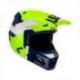 LEATT (NOWOŚĆ 2023) KASK MOTO 2.5 V23 HELMET LIME KOLOR ŻÓŁTY FLUO/GRANATOWY/BIAŁY ROZMIAR S (55-56 cm)