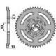 PBR ZĘBATKA TYLNA 4331 48 F DERBI 50 FENIX (96-99) (ŁAŃC. 420)