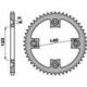 PBR ZĘBATKA TYLNA 4354 39 C45 KAWASAKI TECATE 250 84-88 (ŁAŃC. 520) (JTR1413.39)