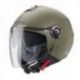 CABERG KASK OTWARTY JET Z BLENDĄ MODEL RIVIERA V4X KOLOR ZIELONY MAT - MILITARY GREEN ROZMIAR XS