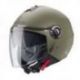 CABERG KASK OTWARTY JET Z BLENDĄ MODEL RIVIERA V4X KOLOR ZIELONY MAT - MILITARY GREEN ROZMIAR S