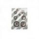 BEARING WORX 2023/04 KOMPLET (ZESTAW) USZCZELNIACZY SILNIKOWYCH HONDA CRF 450X '05-'15 (822315)