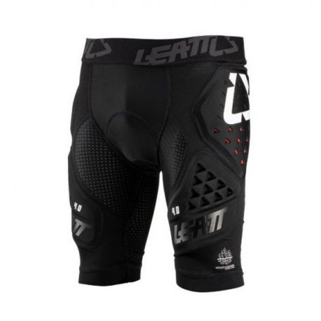 LEATT (2021/2022) SPODENKI Z OCHRANIACZAMI IMPACT SHORTS 3DF 4.0 BLACK KOLOR CZARNY ROZMIAR M