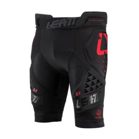 LEATT (2021/2022) SPODENKI Z OCHRANIACZAMI IMPACT SHORTS 3DF 5.0 BLACK KOLOR CZARNY ROZMIAR S