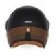 NOX PREMIUM KASK OTWARTY JET HERITAGE LEATHER KOLOR CZARNY/BRĄZOWY ROZMIAR M