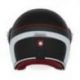 NOX PREMIUM KASK OTWARTY JET HERITAGE LINE KOLOR CZARNY MAT/CZERWONY/BIAŁY ROZMIAR XL