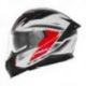 NOX KASK INTEGRALNY (FULL FACE) Z BLENDĄ N401 XENO KOLOR BIAŁY/CZERWONY ROZMIAR M