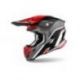 AIROH PROMOCJA KASK CROSS / ENDURO / ATV / QUAD TWIST 2.0 SHAKEN KOLOR CZARNY/CZERWONY/SZARY ROZMIAR S