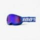 100 PROCENT GOGLE STRATA 2 YOUTH JUNIOR BLUE - MIRROR RED/BLUE LENS - KOLOR NIEBIESKI/BIAŁY SZYBKA CZERWONE/NIEBIESKIE LUSTRO