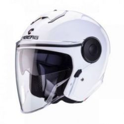 CABERG KASK OTWARTY JET Z BLENDĄ MODEL SOHO KOLOR BIAŁY POŁYSK ROZMIAR XS