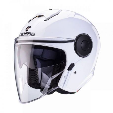 CABERG KASK OTWARTY JET Z BLENDĄ MODEL SOHO KOLOR BIAŁY POŁYSK ROZMIAR L