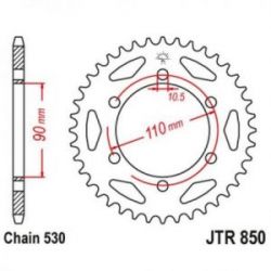 JT ZĘBATKA TYLNA 850 31 YAMAHA XS 650 '75-81 (85031JT) (ŁAŃC. 530) NA ZAMÓWIENIE