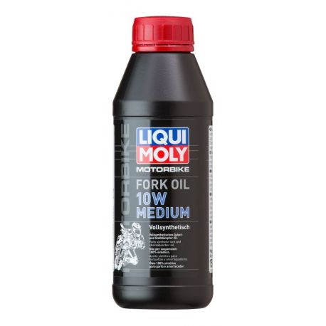 LIQUI MOLY OLEJ DO TELESKOPÓW/ AMORTYZATORÓW/ZAWIESZENIA MOTORBIKE FORK OIL 10W MEDIUM 0,5L (6)