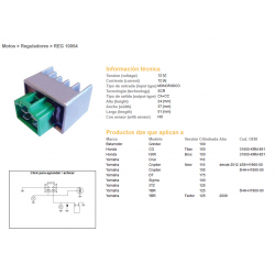 DZE, regulátor napětí, Yamaha YBR 125 (5HH-H1960-00)